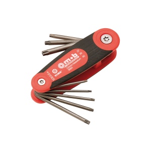 Set 8 chei locas Tamper Torx tip briceag MOB TX9-TX40