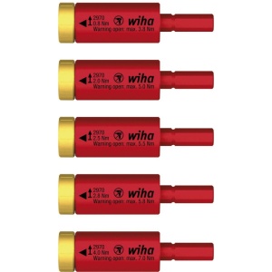 Set adaptoare de cuplu, WIHA easyTorque, 0.8 - 4 Nm, 5 piese - Img 1