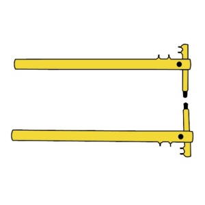 Set brate XP3 pentru sudura in puncte Telwin 803102, 700 mm, cu electrozi