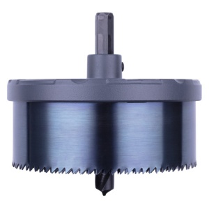Set carote standard Wolfcraft 2162000, cu 5 carote cu diametre multiple: 60, 68, 74, 80, 95 mm, adancime de taiere 33 mm, tija hexagonala - Img 2