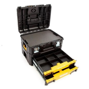 Set combinat cutii de depozitare Dewalt DWST83395-1, TSTAK II si IV, 440 x 332 x 327 mm - Img 3