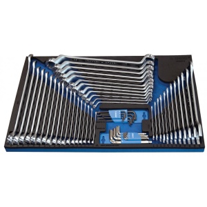 Set de 60 chei fixe, combinate Unior inelare si imbus in modul SOS 6-32 mm