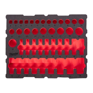 Set inserție spumă goală pentru PACKOUT™ chei tubulare ½″ (42 buc.)