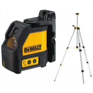 Set nivela laser cu linii Dewalt DW088KTRI, 10 m, trepied