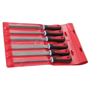 Set pile cu maner in husa MOB - 6 scule