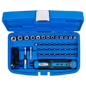 Set surubelnita electrica cu acumulator integrat 3.6V, 1.5 Ah, biti si chei tubulare