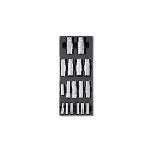 Set tubulare lungi Beta 1/4 (6-12mm) si 1/2 (13-27mm) in suport termoformatat T103