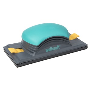 Slefuitor de mana universal Wolfcraft 5890000, maner bicomponent, pentru colturi si suprafete drepte, 93x185 mm
