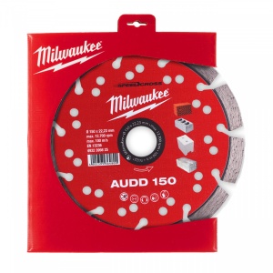 Speedcross AUDD Milwaukee, asfalt, beton moale, materiale constructii (Diametru interior disc (mm): 22.23, Tip: AUDD 150, Diametru disc (mm): 150, Înălțime segment (mm): 10) - Img 2