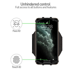 Suport detașabil Tellur de telefon 4"-6.5" pentru braț A100, negru - Img 3