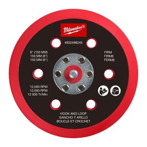 Suport pentru șlefuitor orbital MILWAUKEE M12 FUEL™ 150 mm - tare și hook & loop