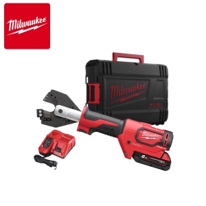 Taietor hidraulic de cabluri cu acumulator Milwaukee M18 ONEHCC-201C ACSR SET, taie cablu ∅ 22.5 mm, livrat cu acumulator, valiza - Img 1