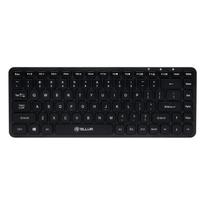 Tastatură fără fir Tellur, Mini, Negru