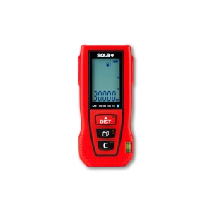 Telemetru cu laser roșu si bluetooth Sola METRON 30 BT, 30m