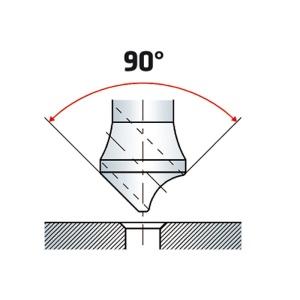 Tesitor (zencuitor) pentru metale, 12.4mm, 90 grade - Img 3