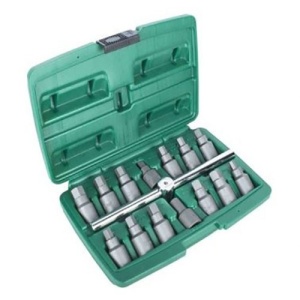 Trusa 15 piese Jonnesway chei schimbare ulei 3/8"