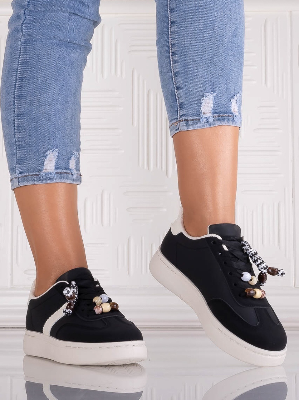 Adidasi dama Negri din Piele Ecologica Salvora - imagine 5