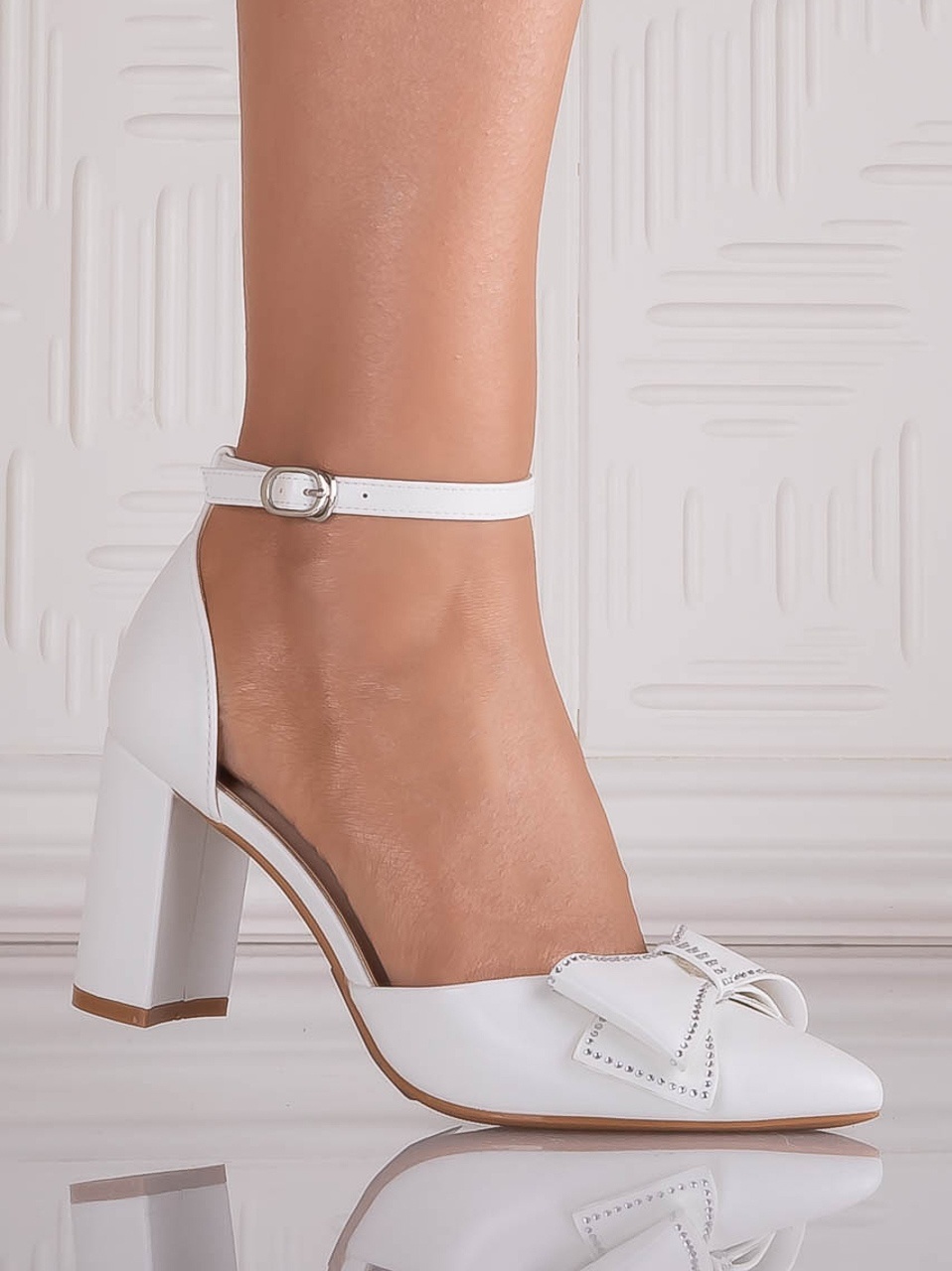 Pantofi dama Albi din Piele Ecologica Grasela - CAROLIE - imagine 3