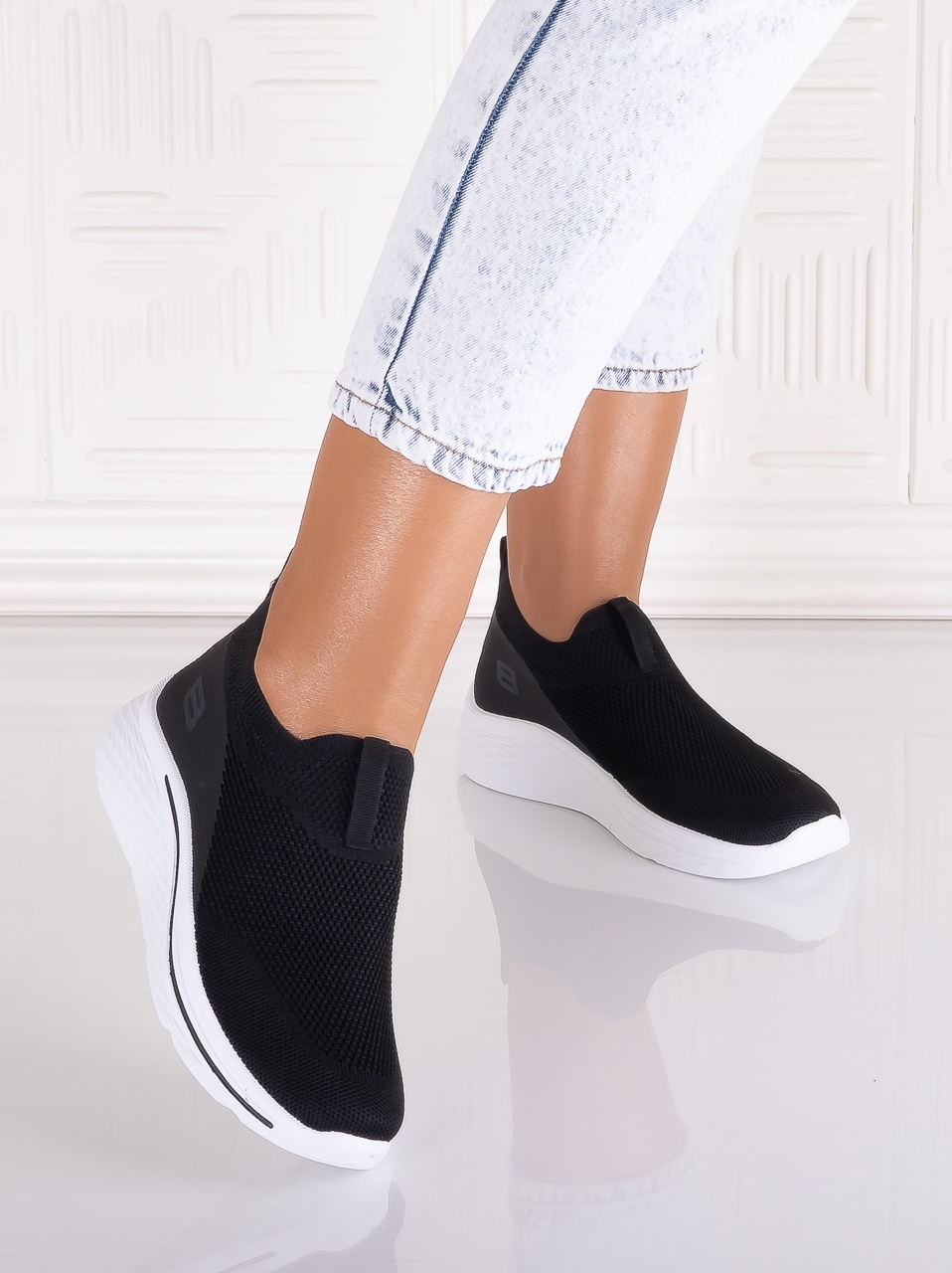 Pantofi dama sport Negri din Textil Jenda - imagine 5