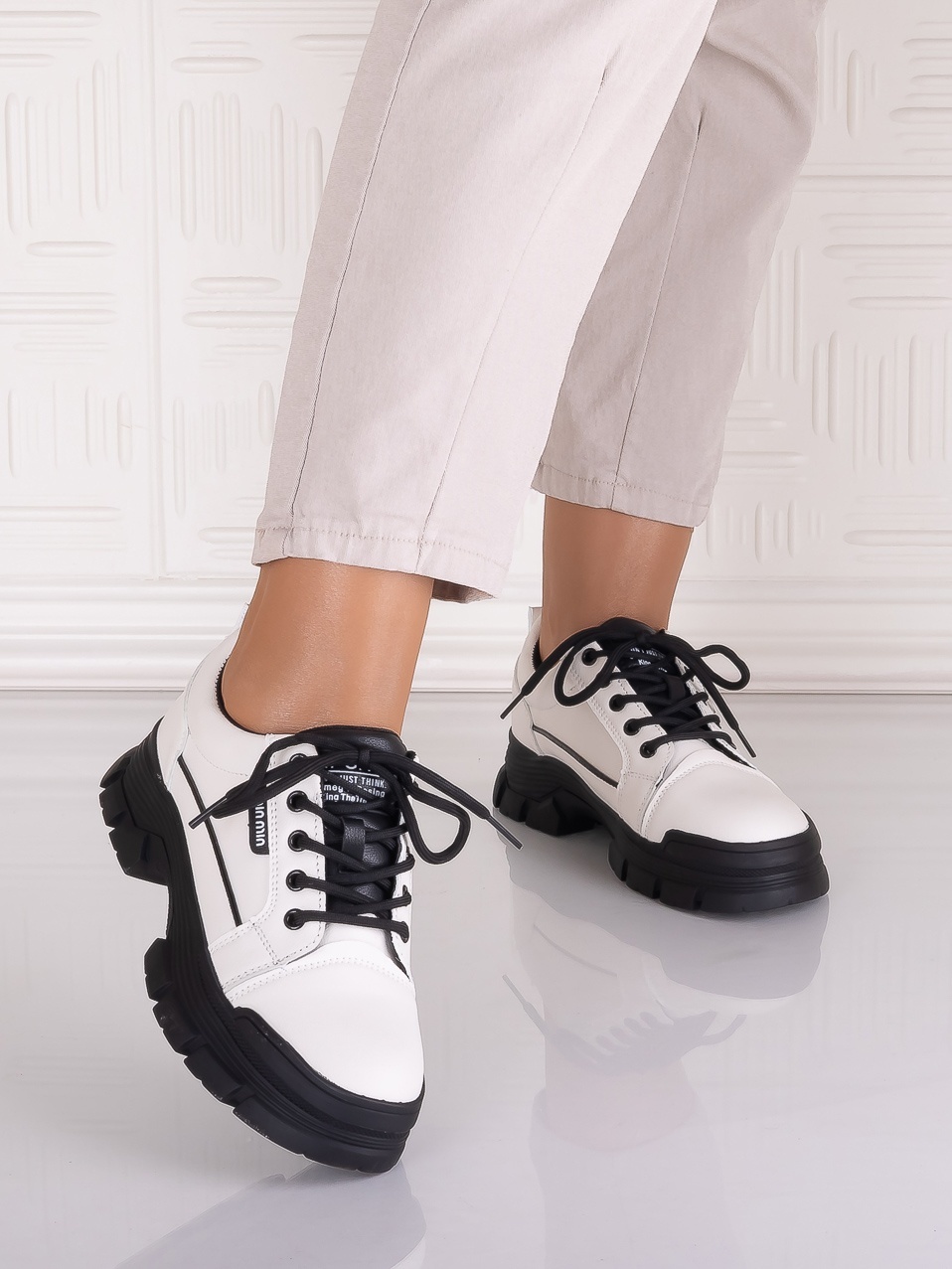 Pantofi casual Albi dama din Piele Ecologica Astoia - imagine 5