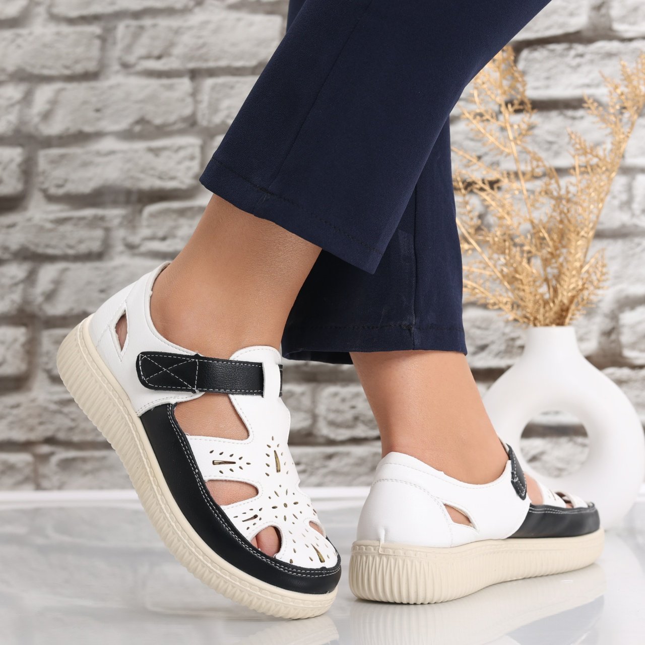 Pantofi dama casual Albi din Piele Ecologica Benia - 1 | YEO