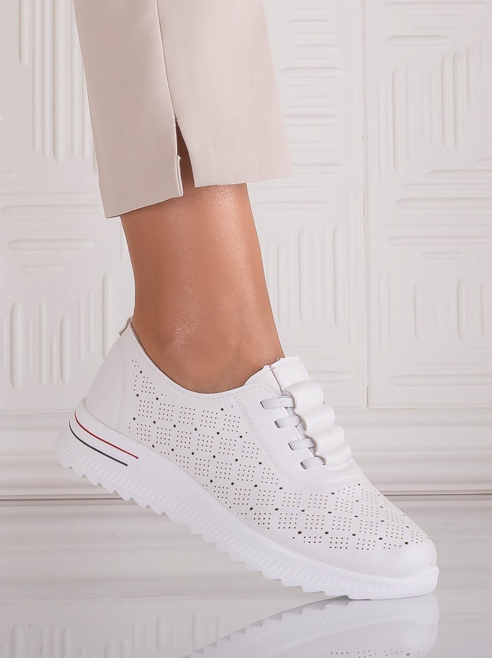 Pantofi dama Casual Albi din Piele Ecologica Noida - imagine 2