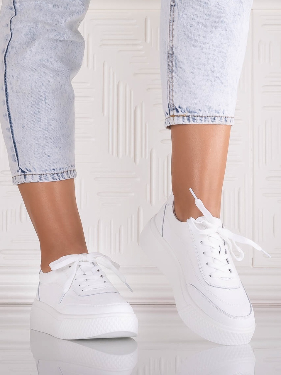 Pantofi dama casual Albi din Piele Naturala Adiza - imagine 5