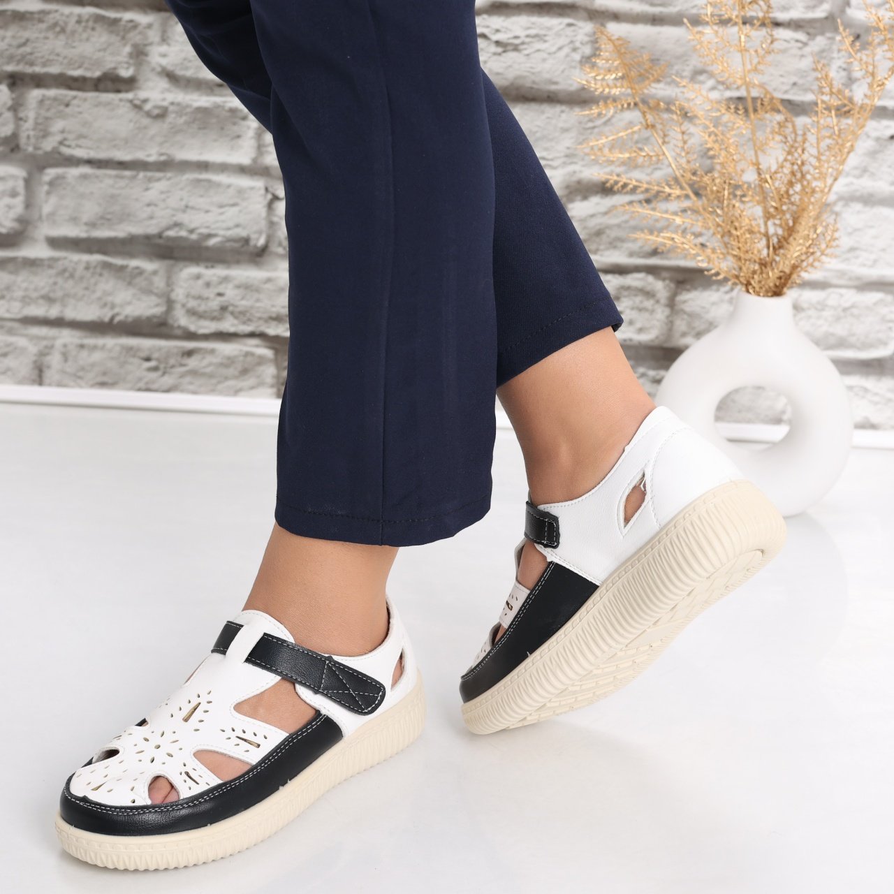 Pantofi dama casual Albi din Piele Ecologica Benia - 3 | YEO