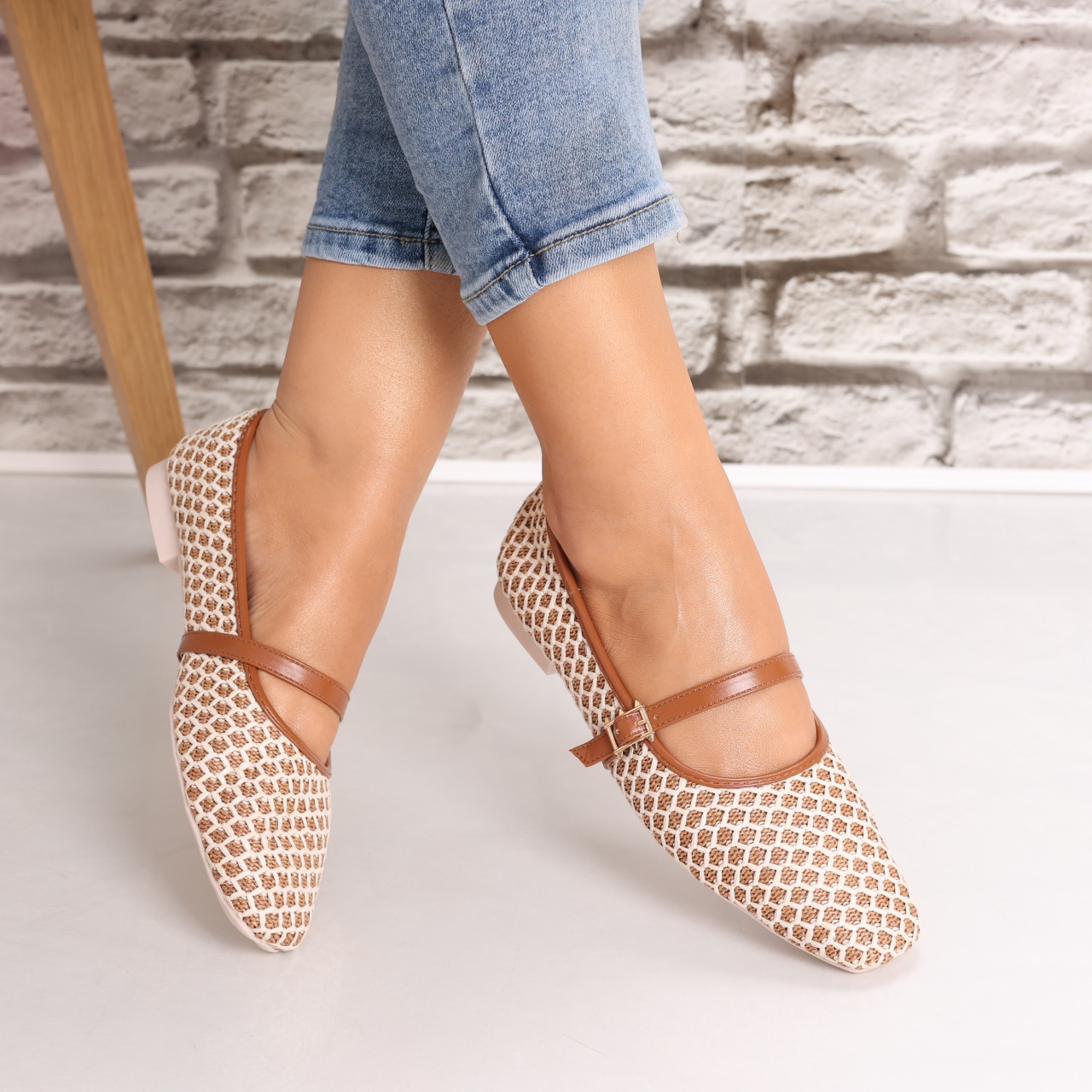 Balerini dama Maro din Textil Ariola - 3 | YEO