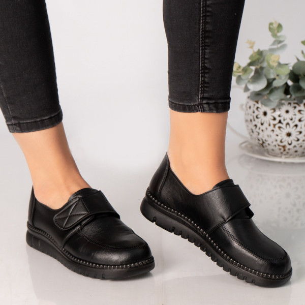 Γυναικεία παπούτσια μαύρα agabia eco leather