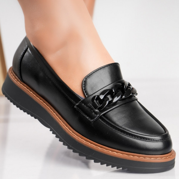 Γυναικεία casual παπούτσια Μαύρο Sahin Eco Leather