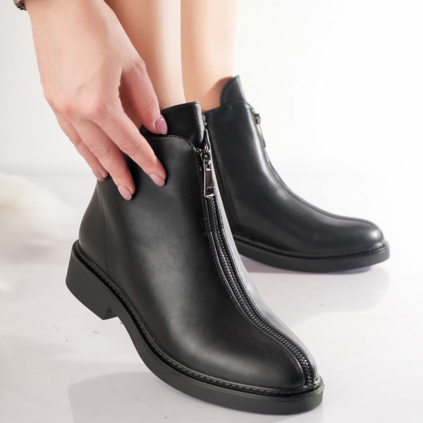 DICO Γυναικείες μπότες με μαύρη σόλα από οικολογικό δέρμα