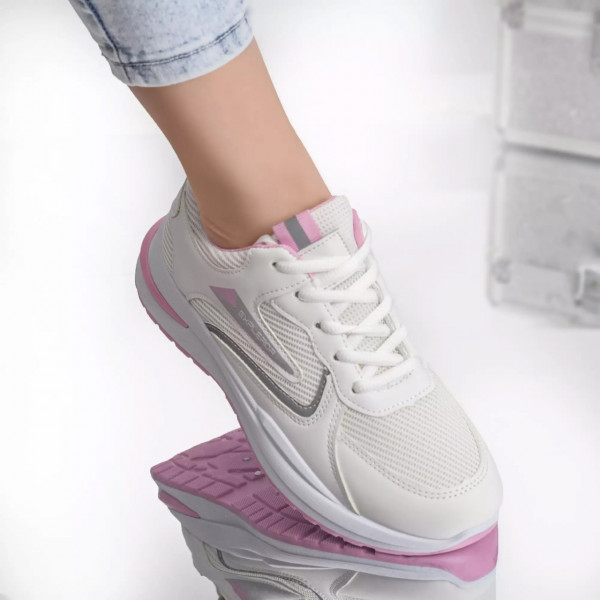 Αθλητικά παπούτσια sasha ροζ υφασμάτινα