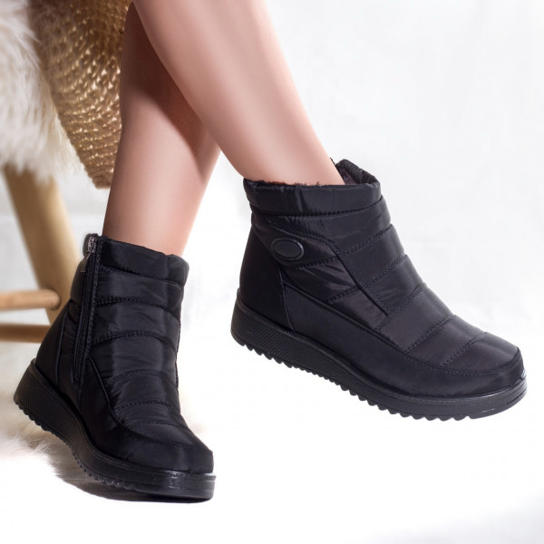 Γυναικείες αδιάβροχες αδιάβροχες μπότες φασολιών μαύρο azar