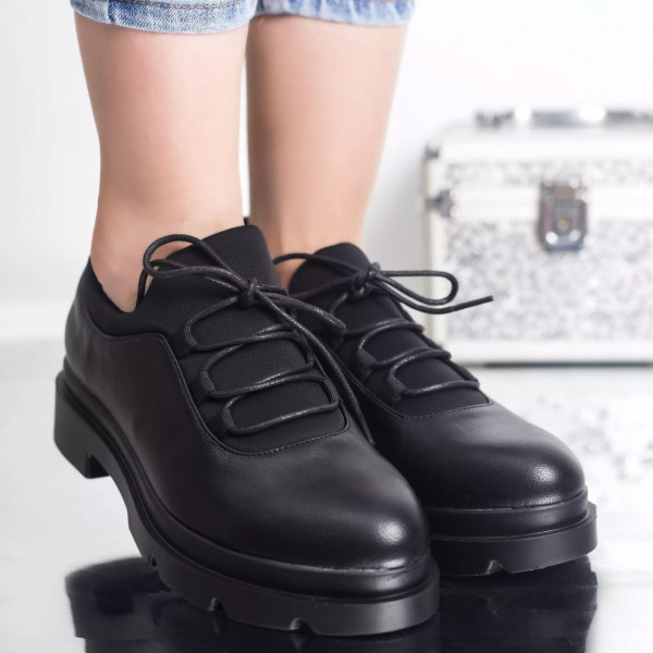 Ежедневни обувки ashley black textile