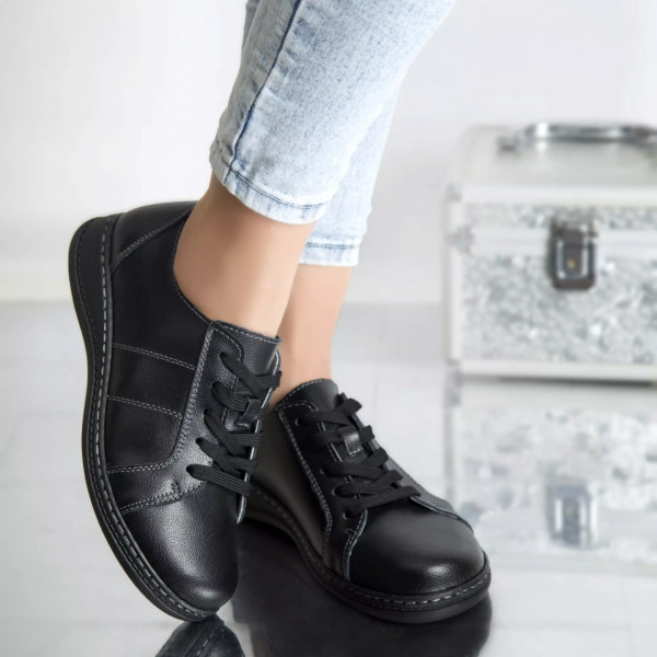 Ежедневни обувки bety black от естествена кожа
