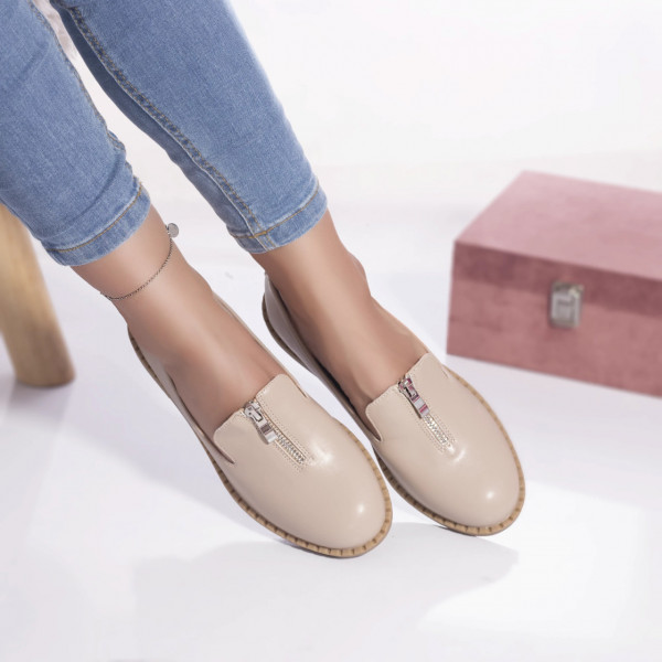 Casual παπούτσια μοκασίνια wanda eco leather caisa