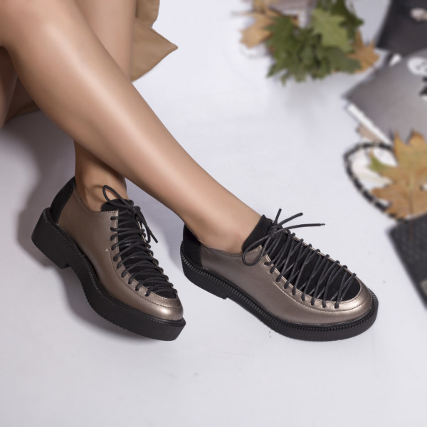 Дамски ежедневни обувки brooklyn сив велур