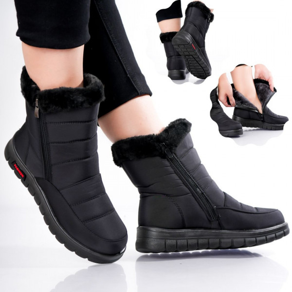 Simona Beans Μαύρες γυναικείες μπότες