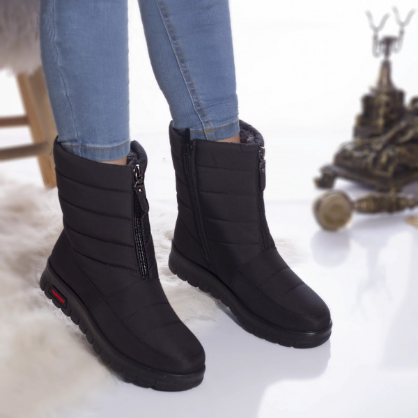 Αδιάβροχες γυναικείες μπότες tonia bean μαύρες