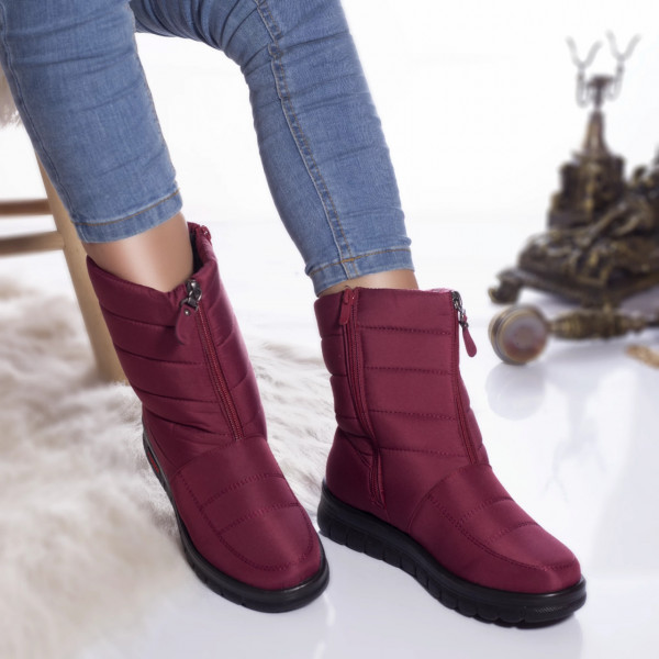 Αδιάβροχες γυναικείες μπότες tonia bean κόκκινες