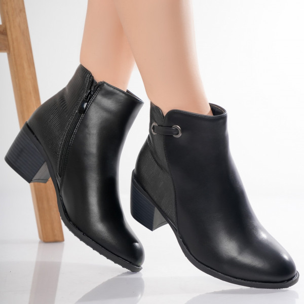 Γυναικείες μπότες Glandi Μαύρο Eco Leather μπότες
