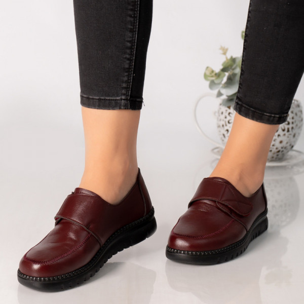 Дамски червени обувки agabia от еко кожа