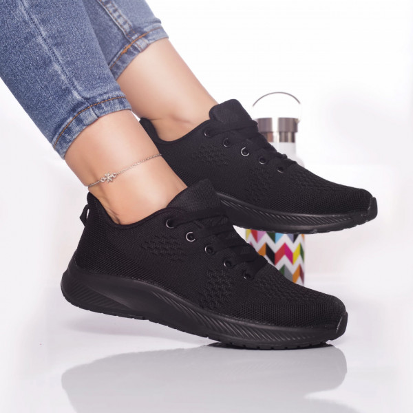 Спортни обувки cezara текстил черни