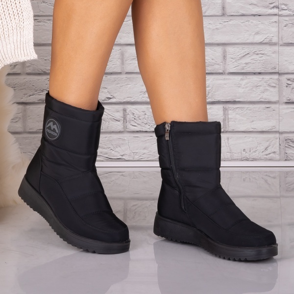 Cizme Dama Imblanite Negre din Fas Alenea