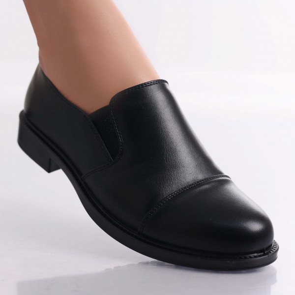 Дамски ежедневни обувки Black Damita Ecological Leather