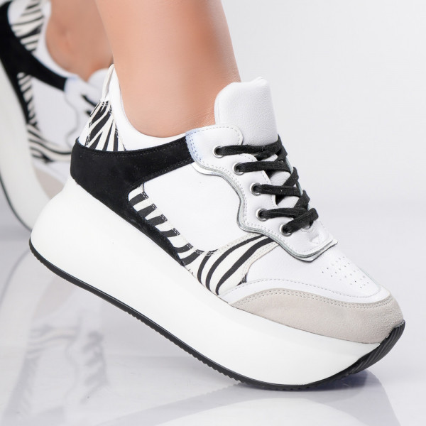 Artava γυναικεία λευκά αθλητικά παπούτσια από οργανικό δέρμα