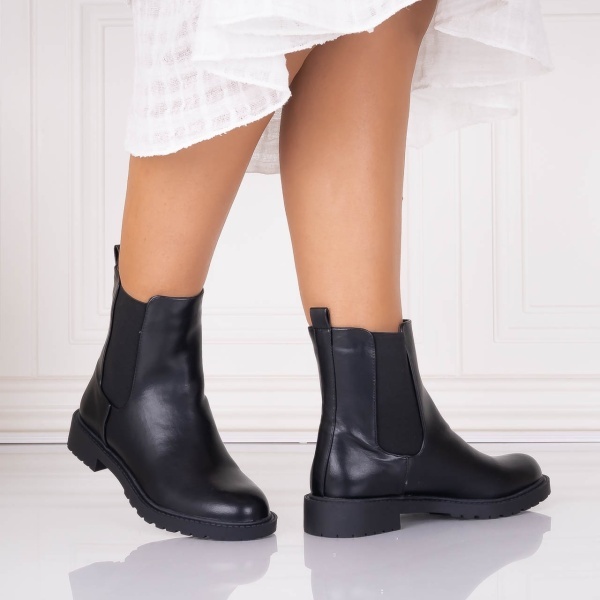 Ghete dama Nrgre din Piele Ecologica Sanin