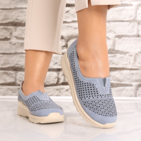Pantofi dama casual Albstri din Piele Ecologica Sonita
