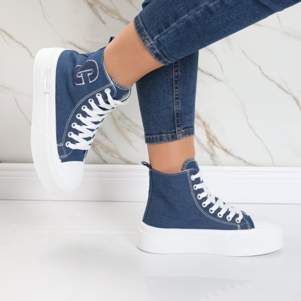 Sneakers dama bluemarin din textil Aylin